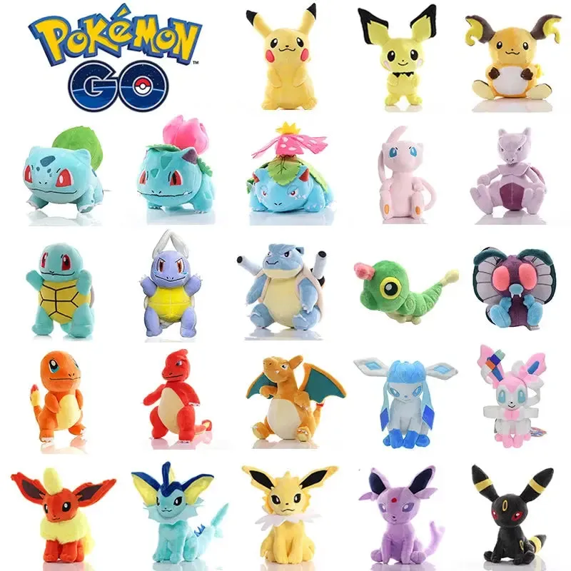 20cm Cartoon Pokémon Plush Toy | Soft & Cuddly Anime Plushies | Ideal Gift for Fans