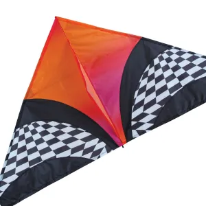 56” Delta Orange Op Art Kite