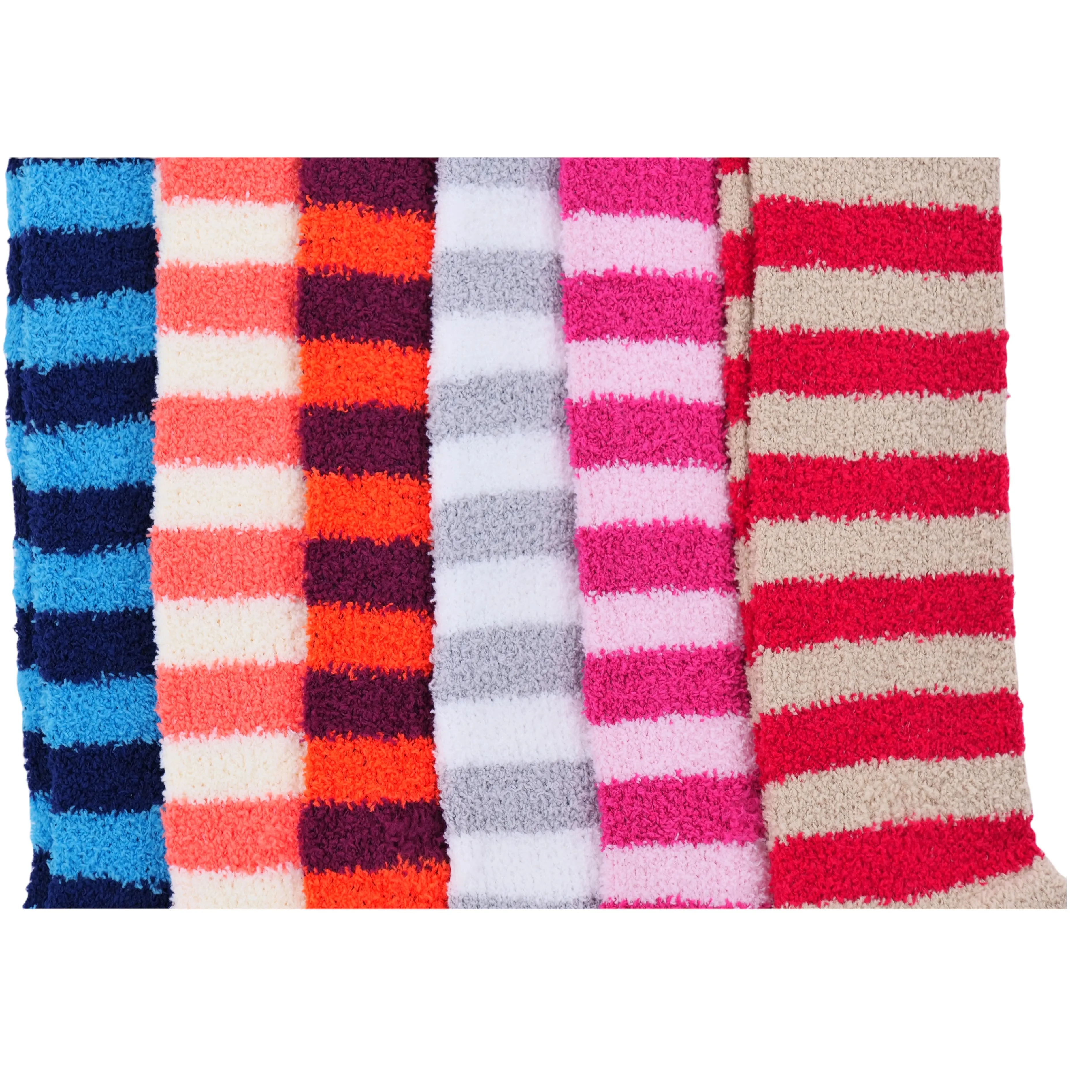 6-Pairs: Women's Plush Warm and Cozy High Socks