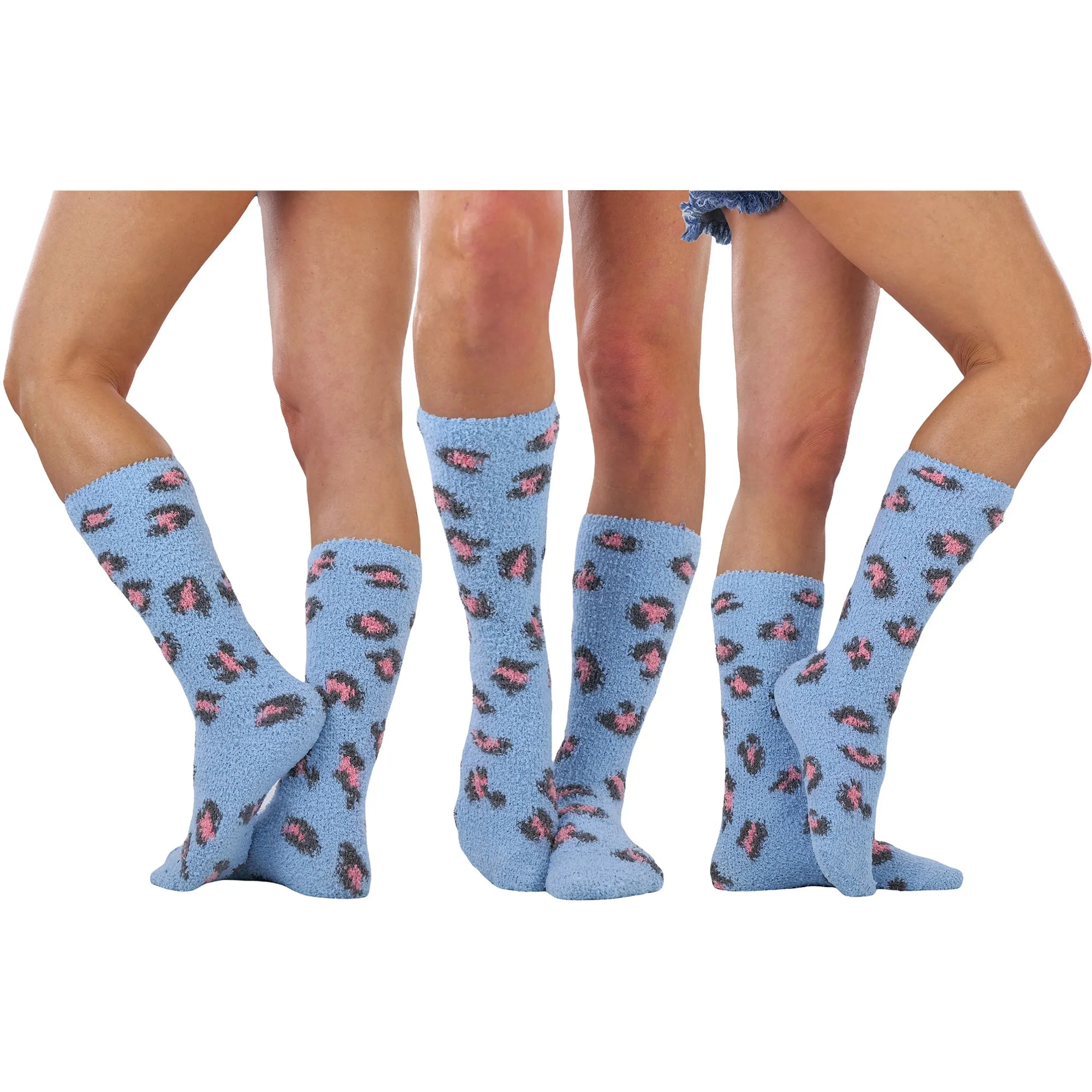 6-Pairs: Women's Plush Warm and Cozy High Socks