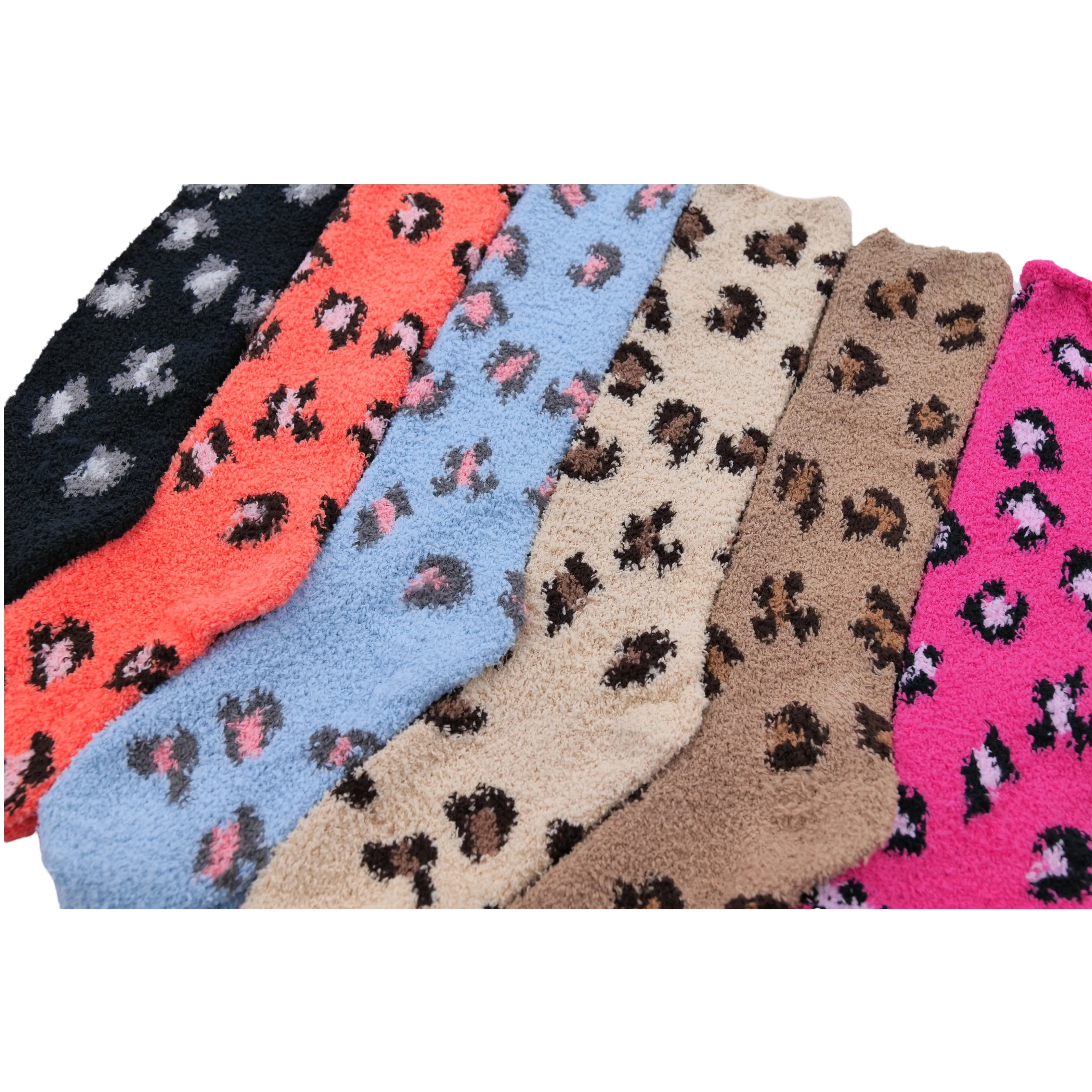 6-Pairs: Women's Plush Warm and Cozy High Socks