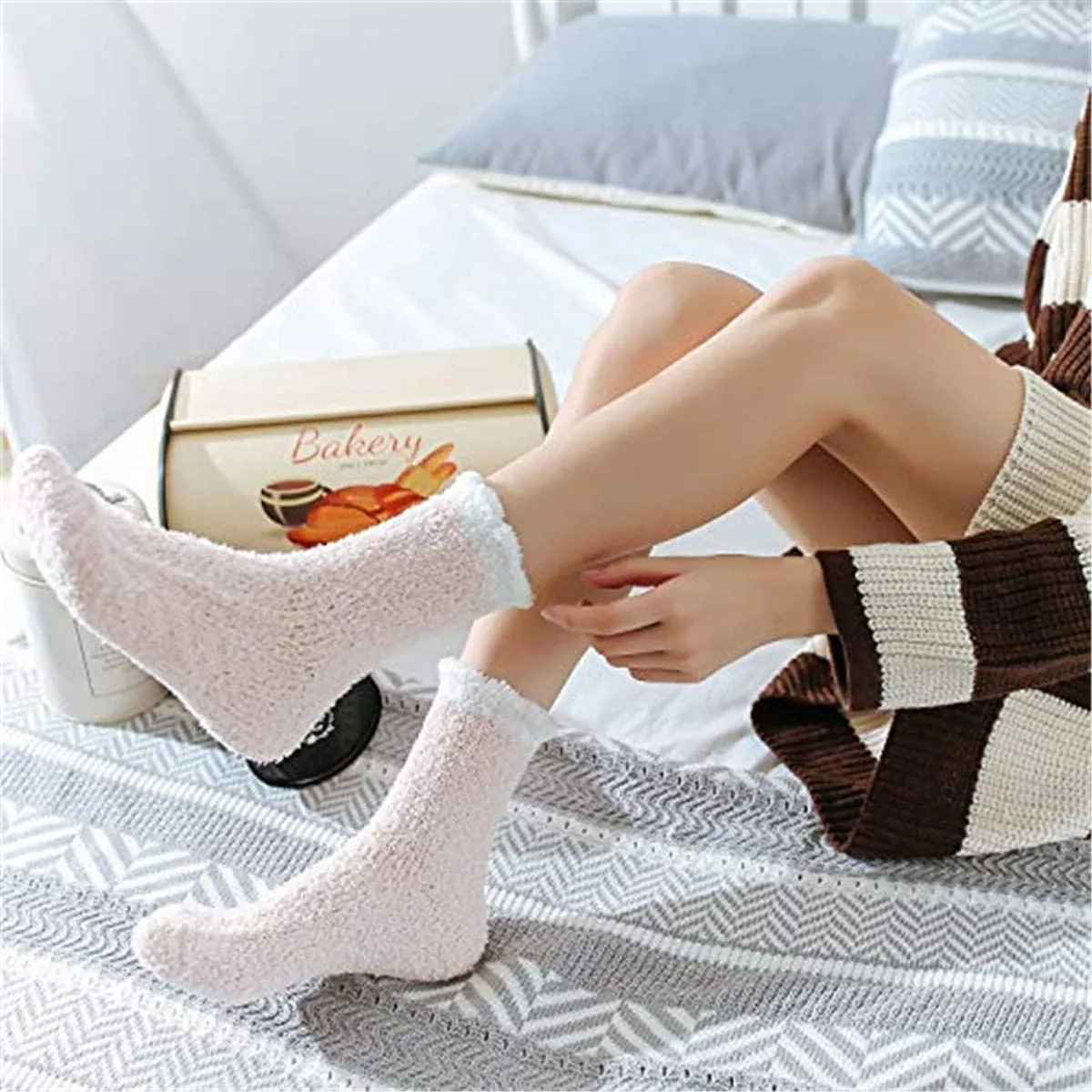 7-Pair: Women's Comfortable Sleeping Socks