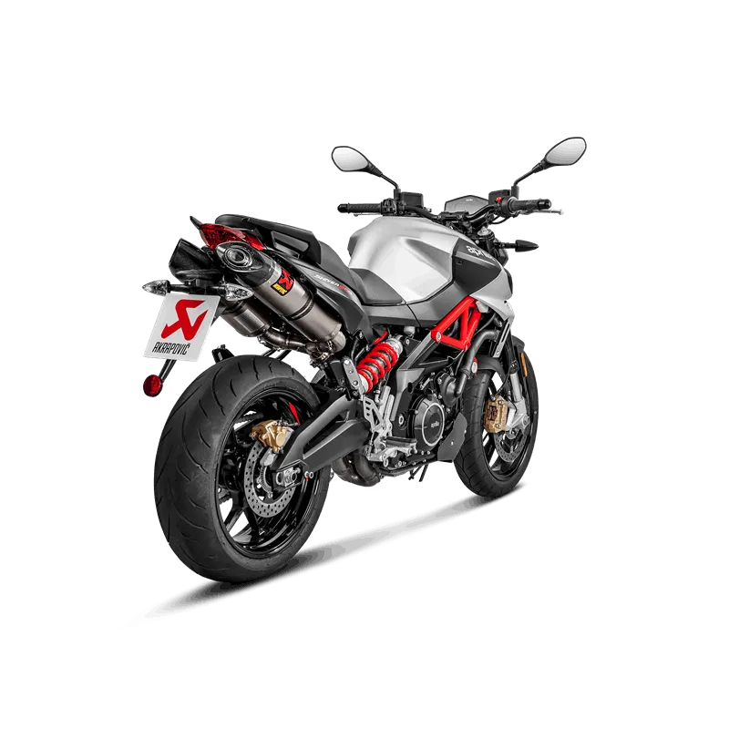 AKRAPOVIC S-A9SO1-HDT/1 Exhaust system Slip-On Line (Titanium) APRILIA SHIVER 900 2017-2019