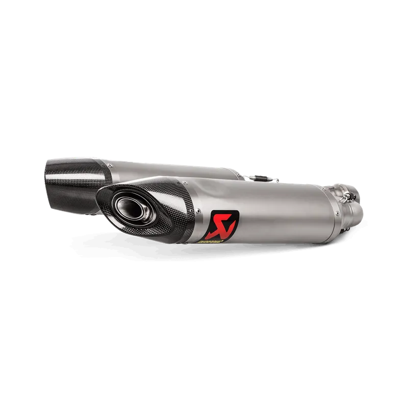 AKRAPOVIC S-A9SO1-HDT/1 Exhaust system Slip-On Line (Titanium) APRILIA SHIVER 900 2017-2019