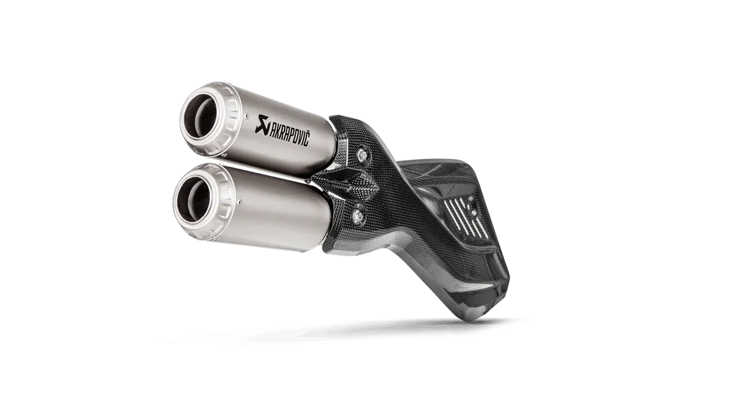 AKRAPOVIC S-D9SO10-HIFFT Slip-On Line (Titanium) Ducati Multistrada 1200 Enduro 2017-2018