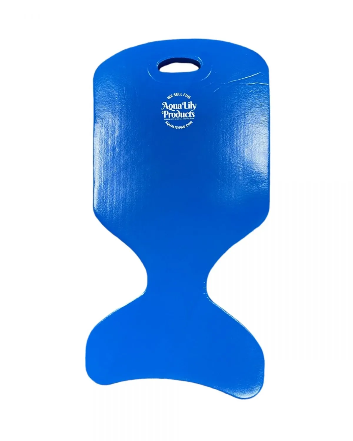 Aqua Lily Vinyl Water Saddle - Blue