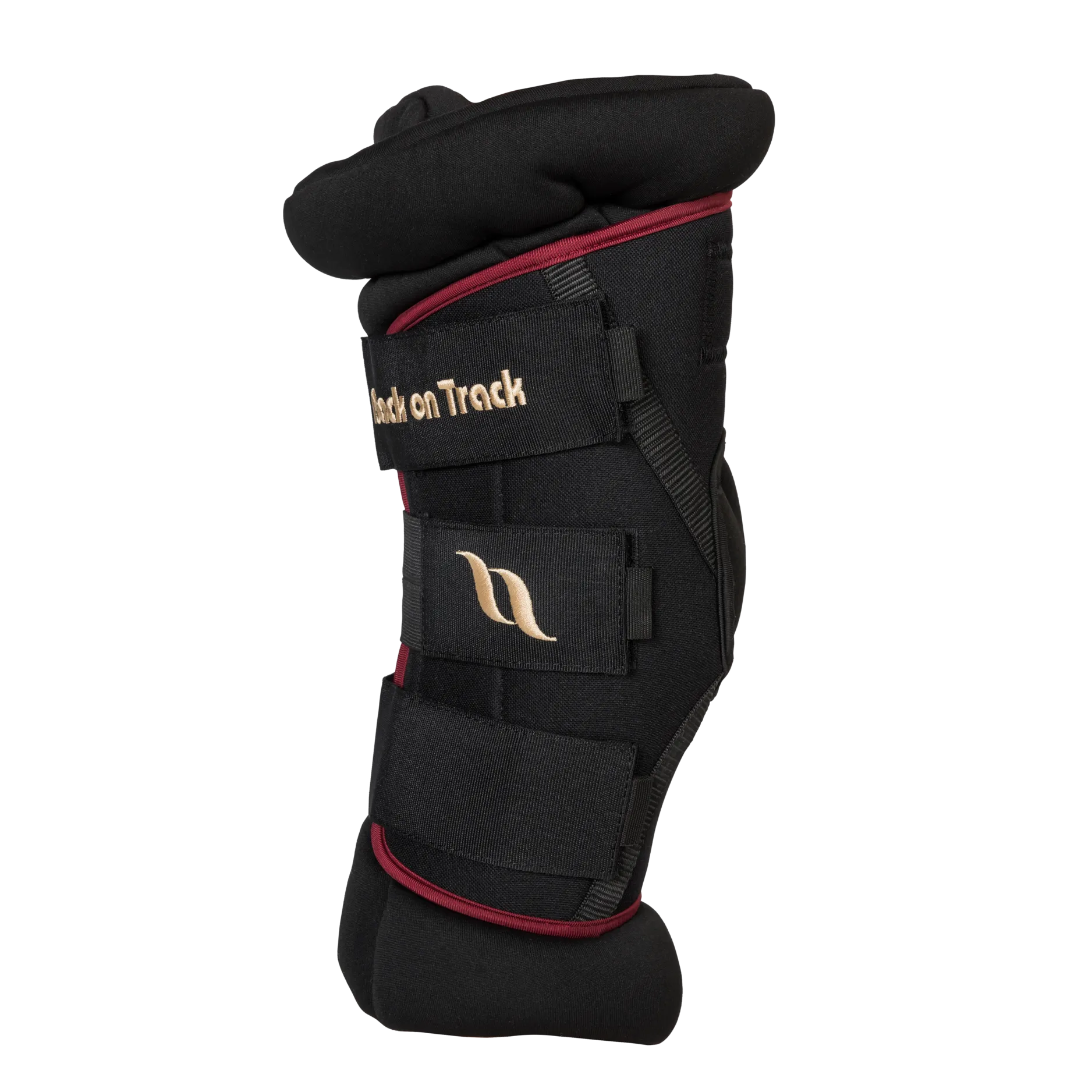 Back on Track Royal Deluxe Padded Hock Boots- Wine