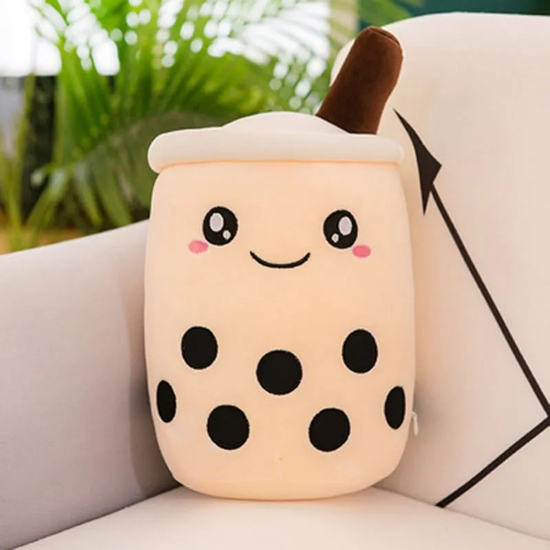 Boba Plush Cute Soft Boba Bubble Tea Stuffed Animal Pillow Plush Toy