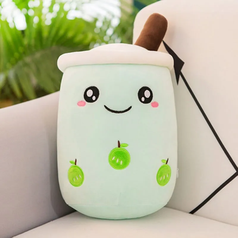 Boba Plush Cute Soft Boba Bubble Tea Stuffed Animal Pillow Plush Toy