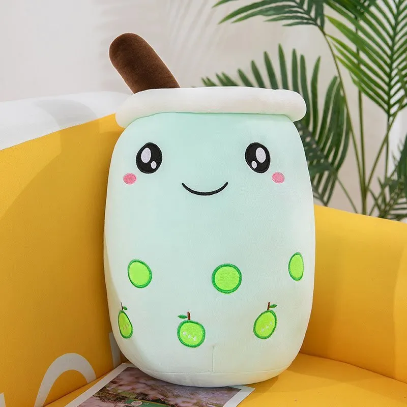 Boba Plush Cute Soft Boba Bubble Tea Stuffed Animal Pillow Plush Toy