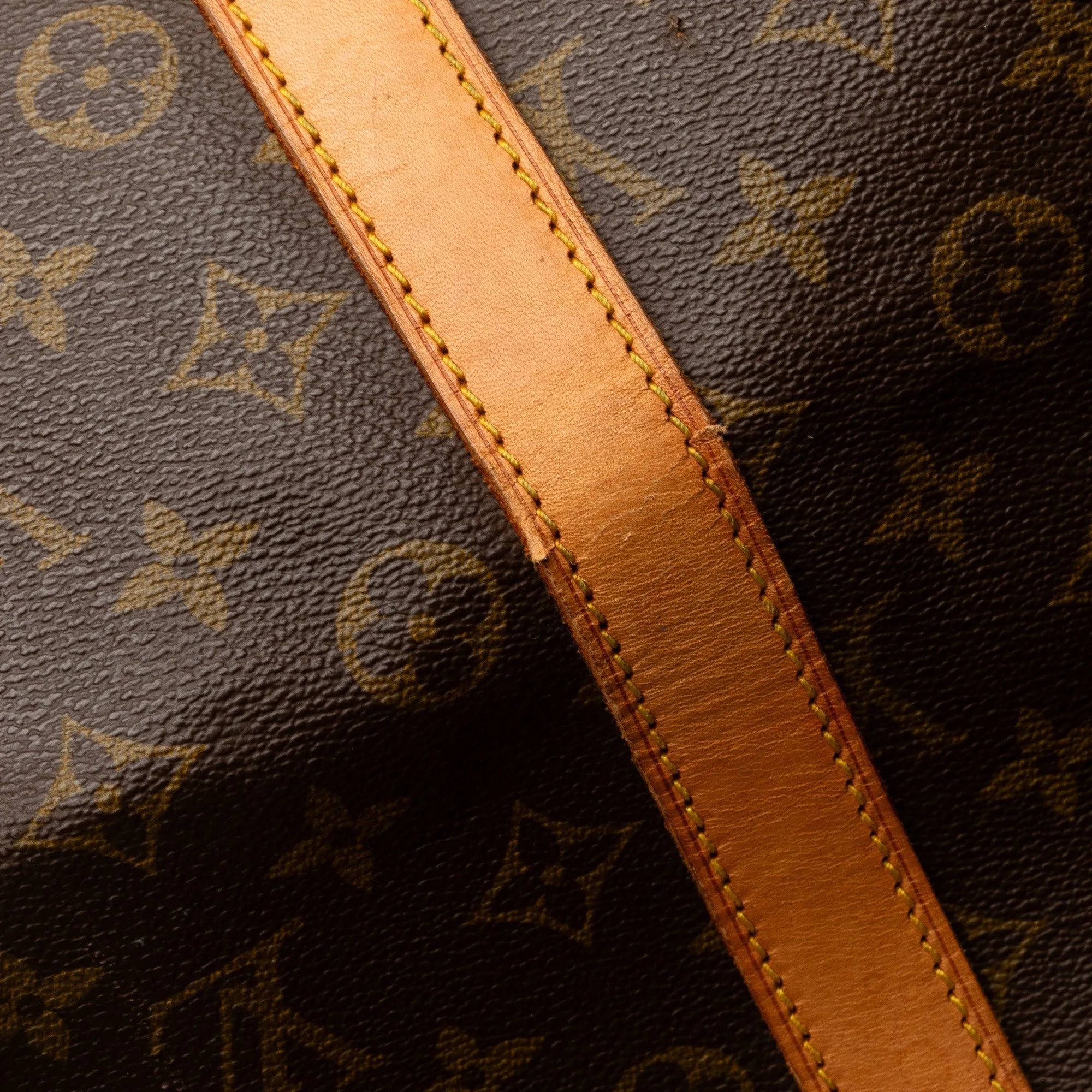 Brown Louis Vuitton Monogram Keepall 55 Travel Bag