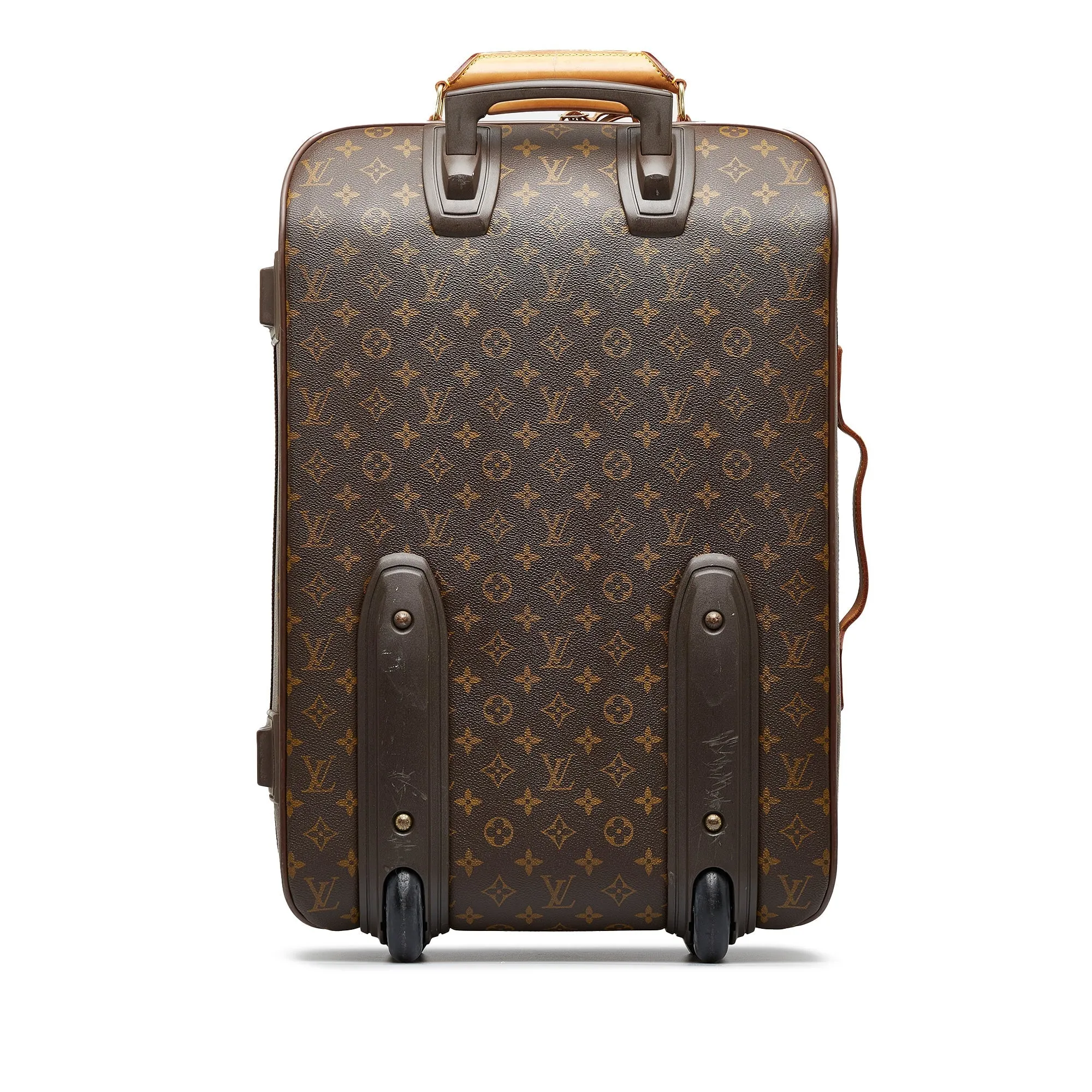 Brown Louis Vuitton Monogram Pegase 55 Travel Bag