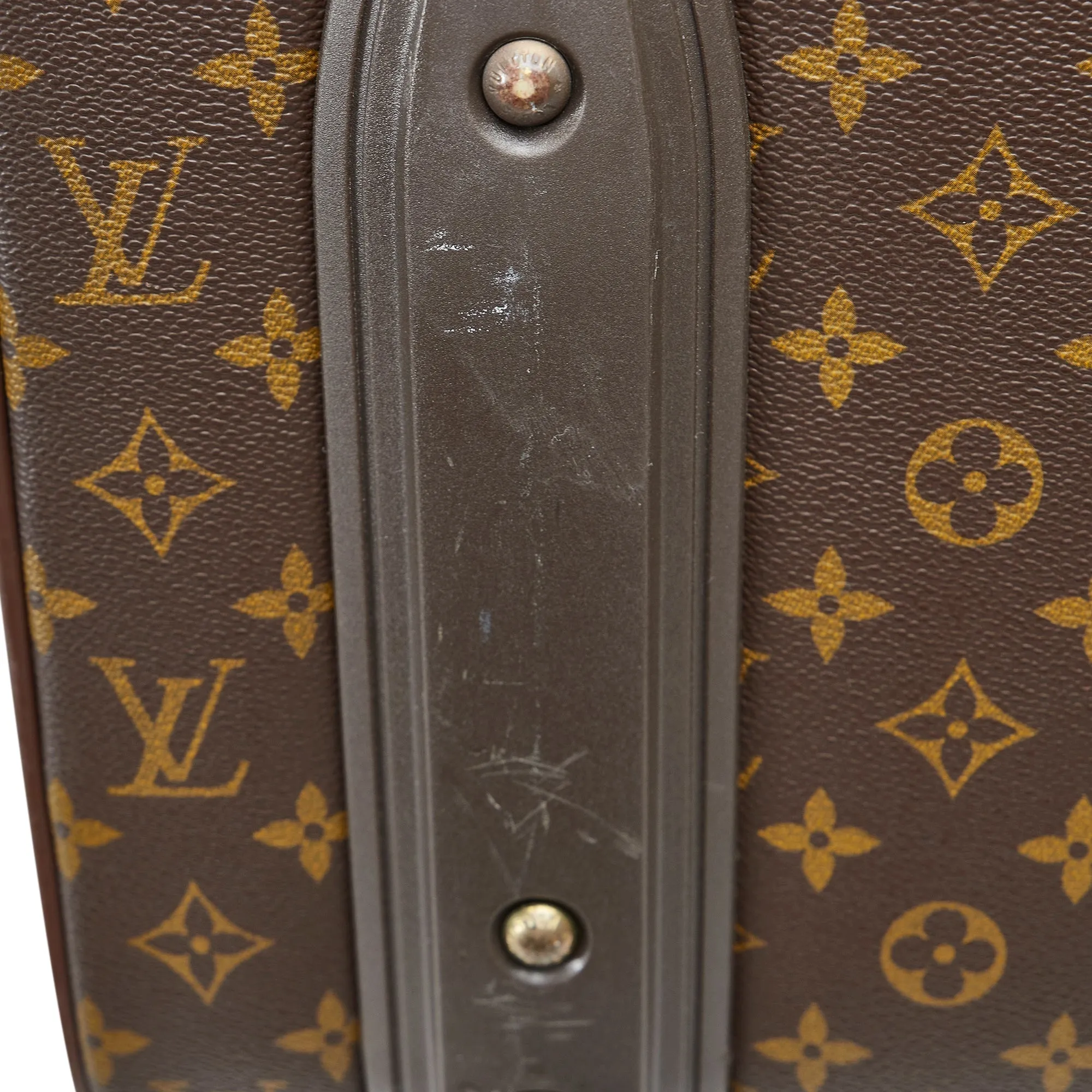 Brown Louis Vuitton Monogram Pegase 55 Travel Bag