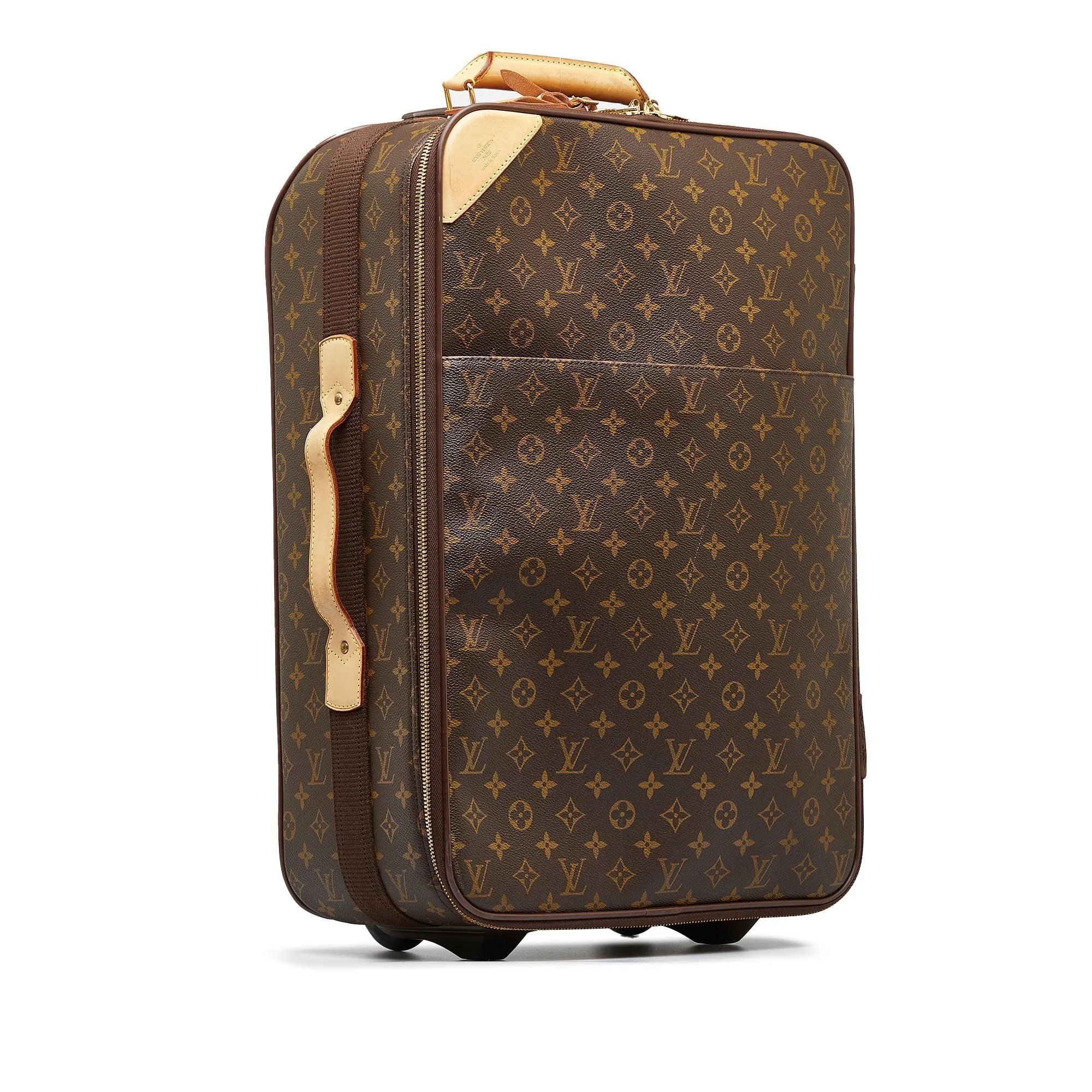 Brown Louis Vuitton Monogram Pegase 55 Travel Bag