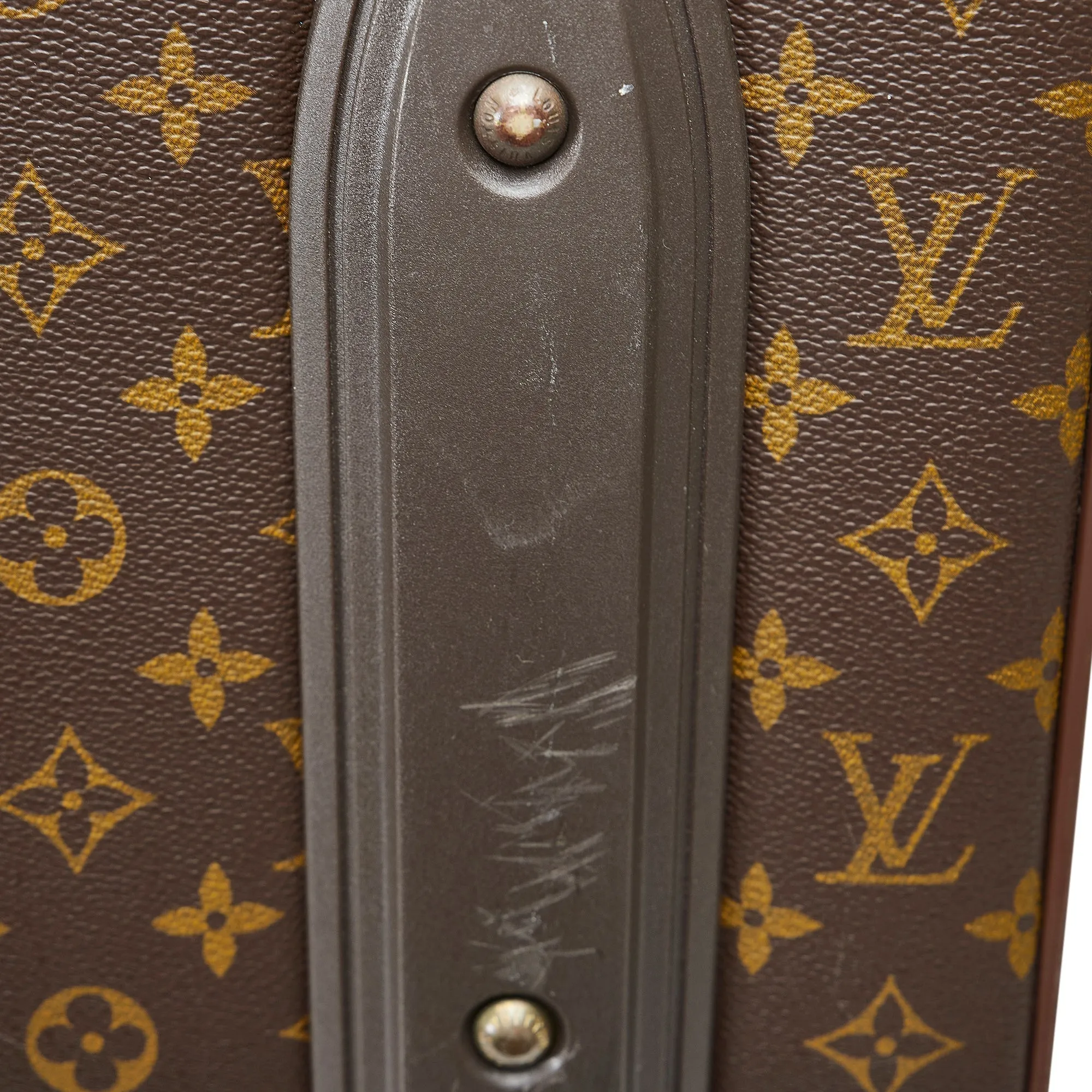 Brown Louis Vuitton Monogram Pegase 55 Travel Bag