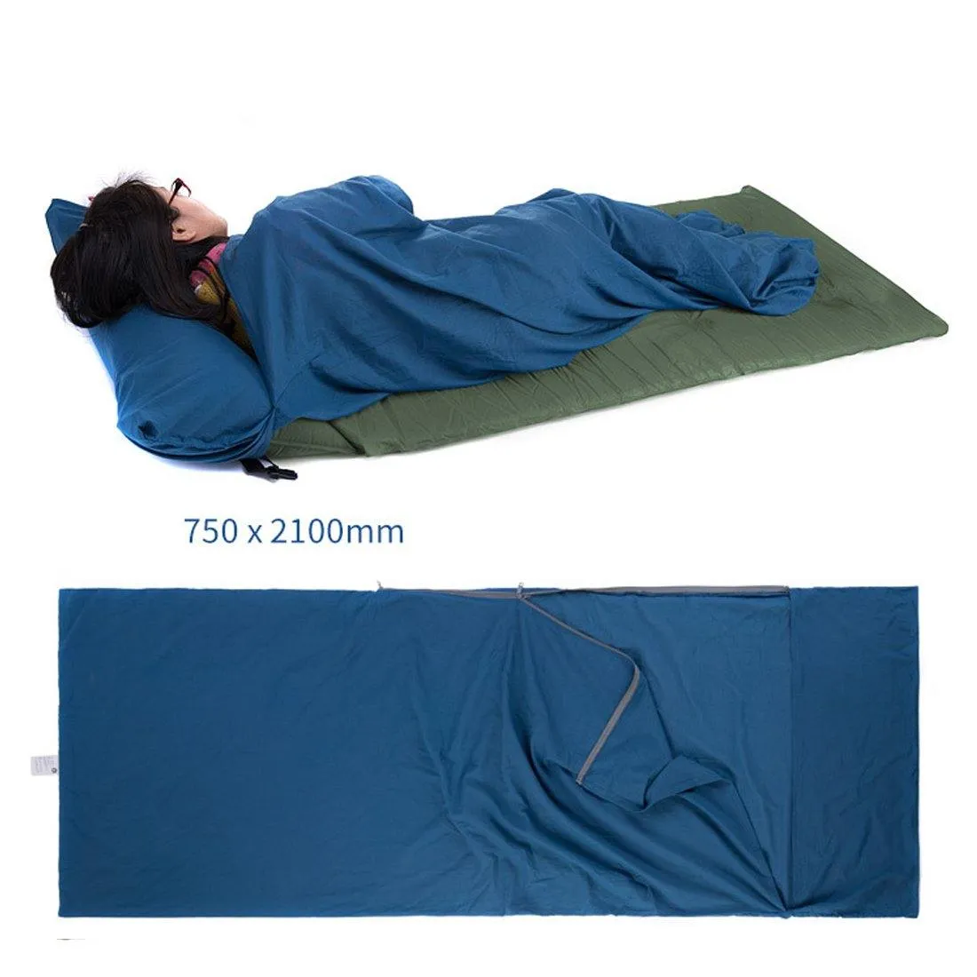 Cotton Travel Sleeping Bag Inner Gallbladder