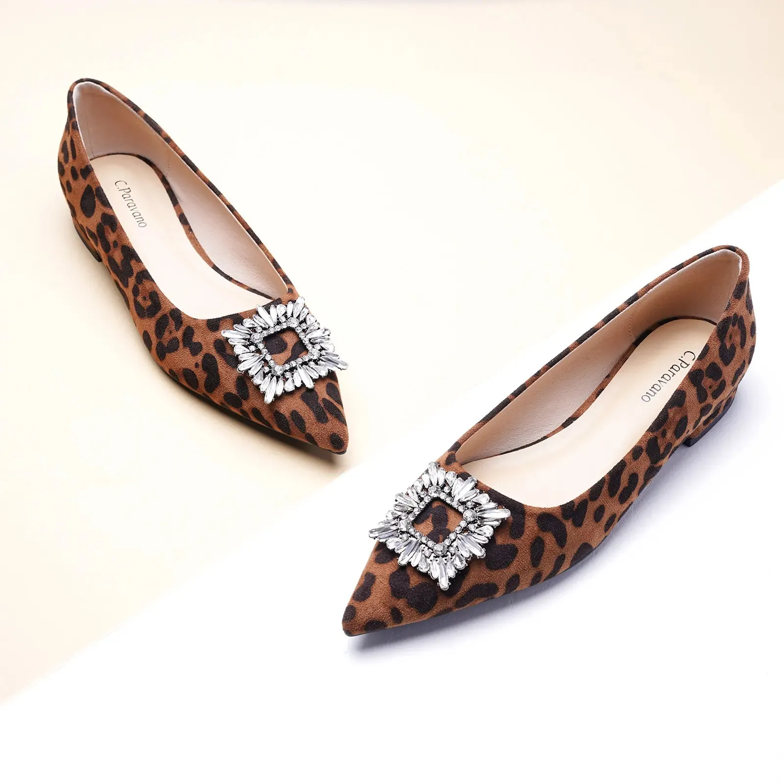 Crystal Buckle Flats (Aida)