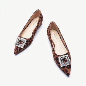 Crystal Buckle Flats (Aida)