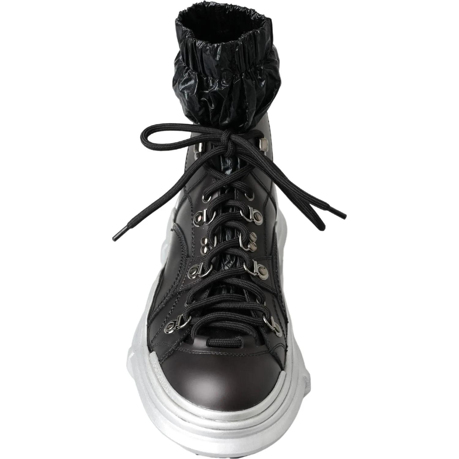 Dolce & Gabbana Black High Top Sneaker Bootie