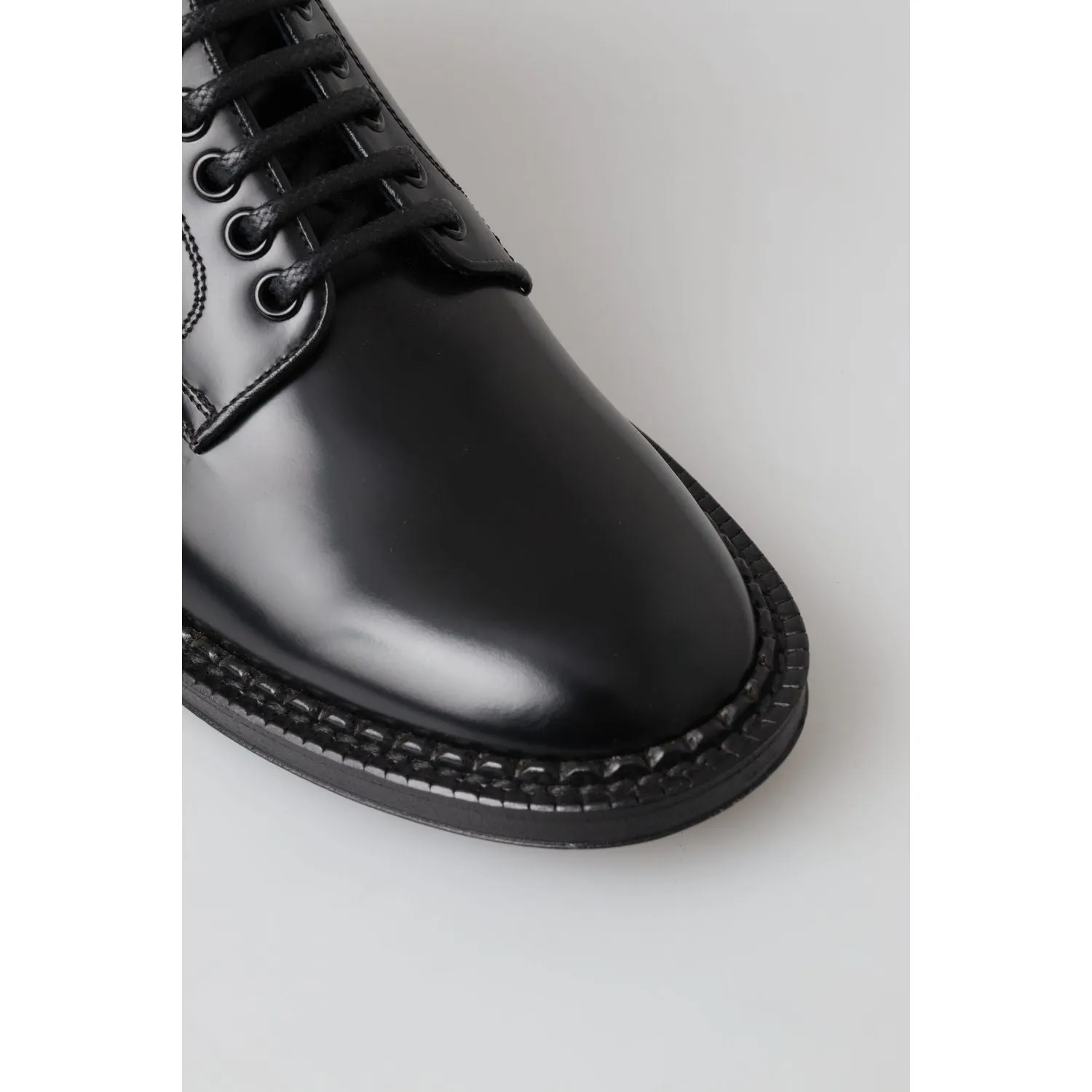 Dolce & Gabbana Elegant Black Leather Men's Boots