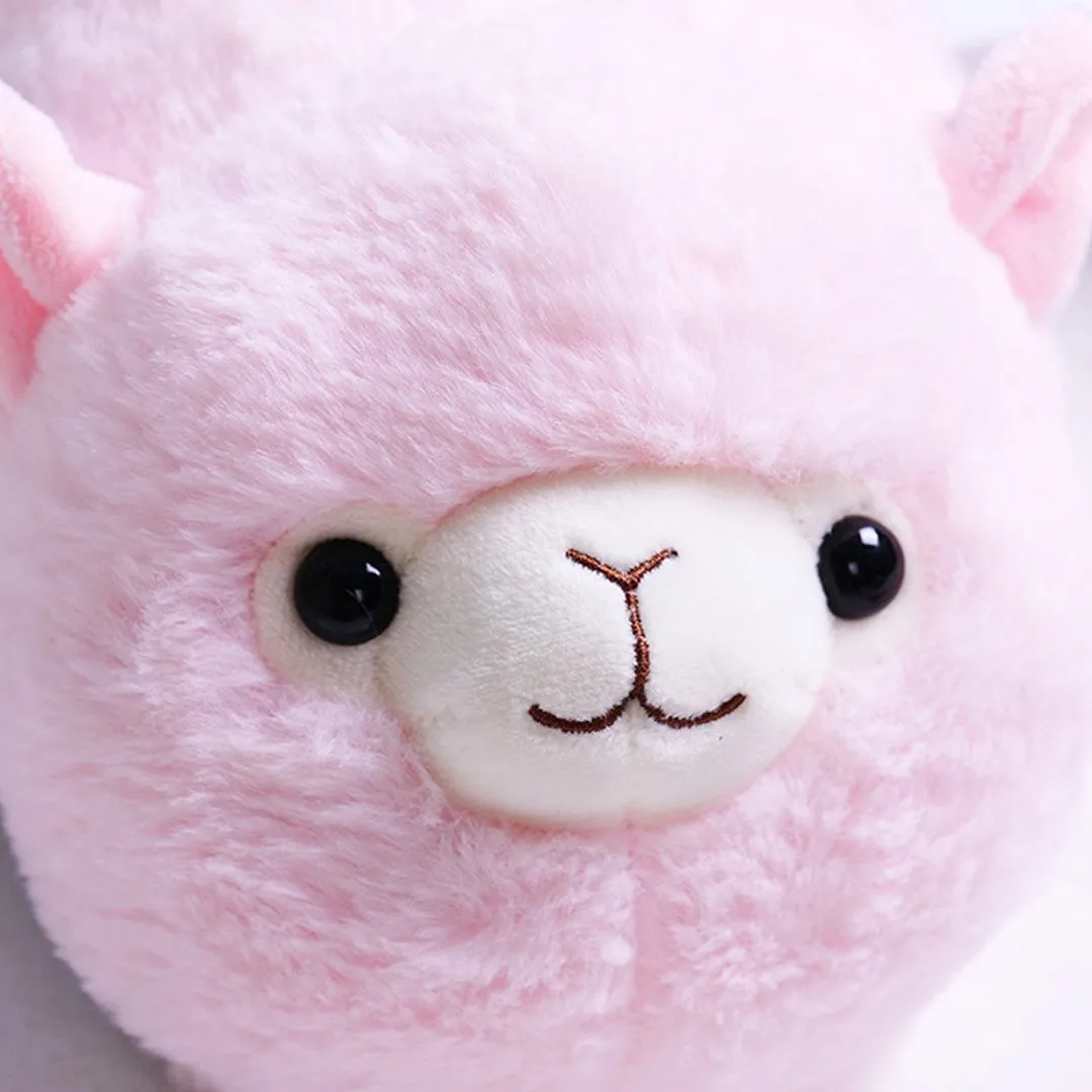 Fluffy Alpaca Plush Slippers