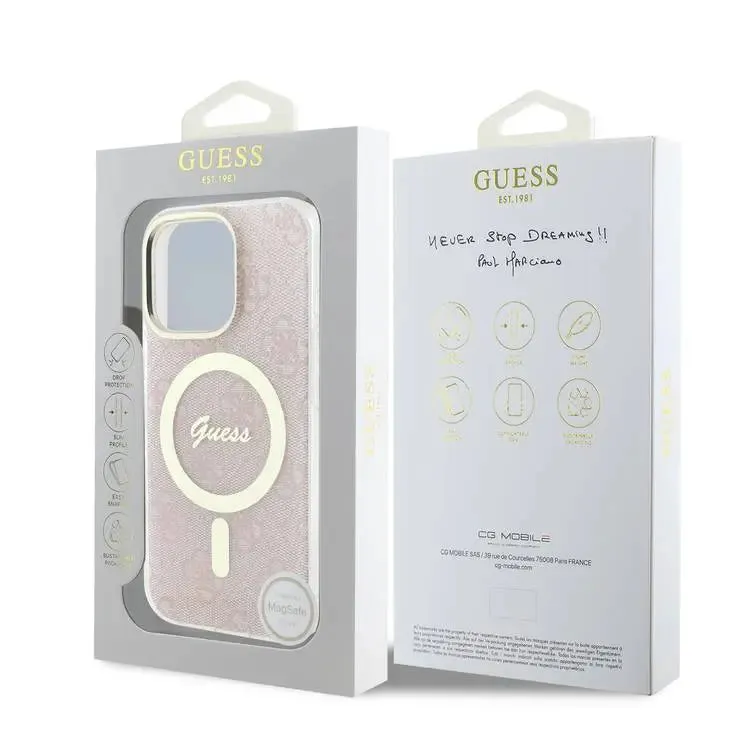 Guess MagSafe 4G Design HD Printing PC & TPU Case