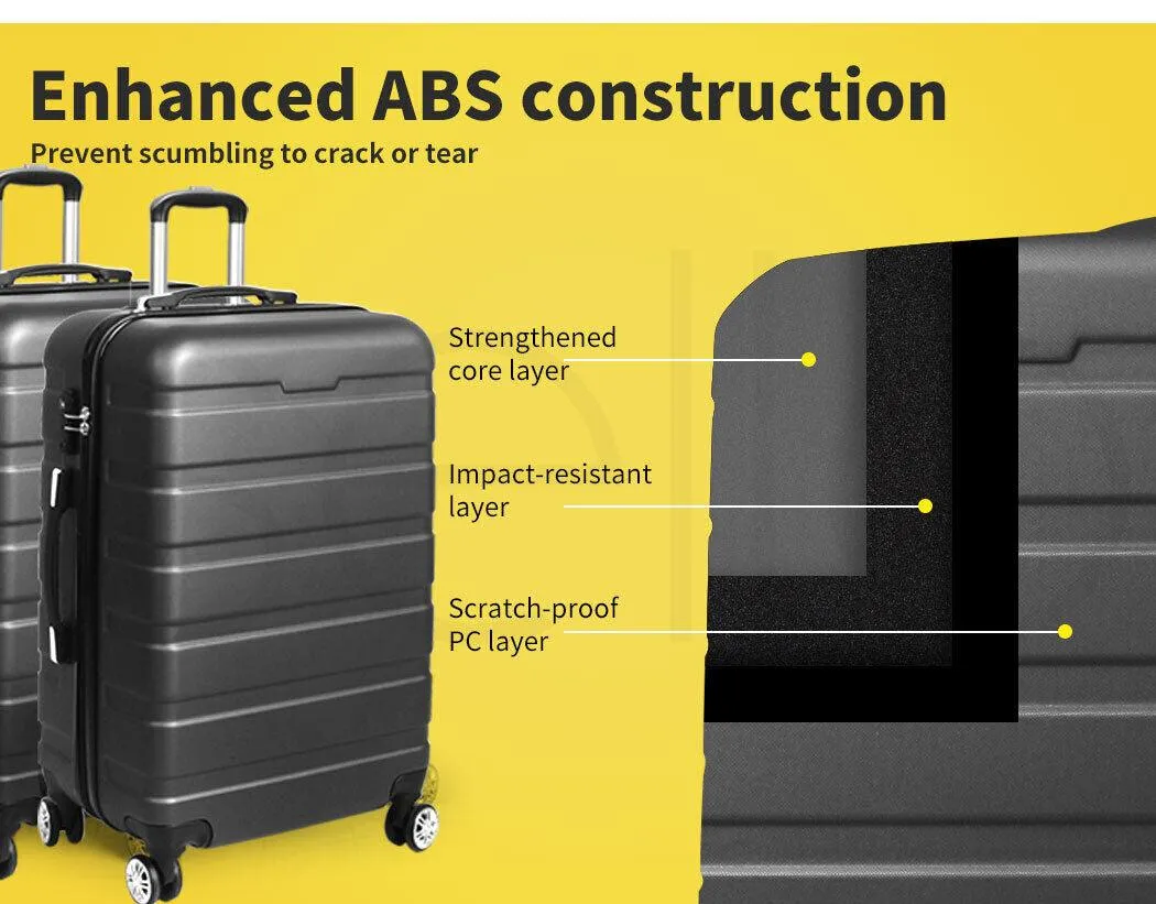 Hard Case Luggage Trolley Set