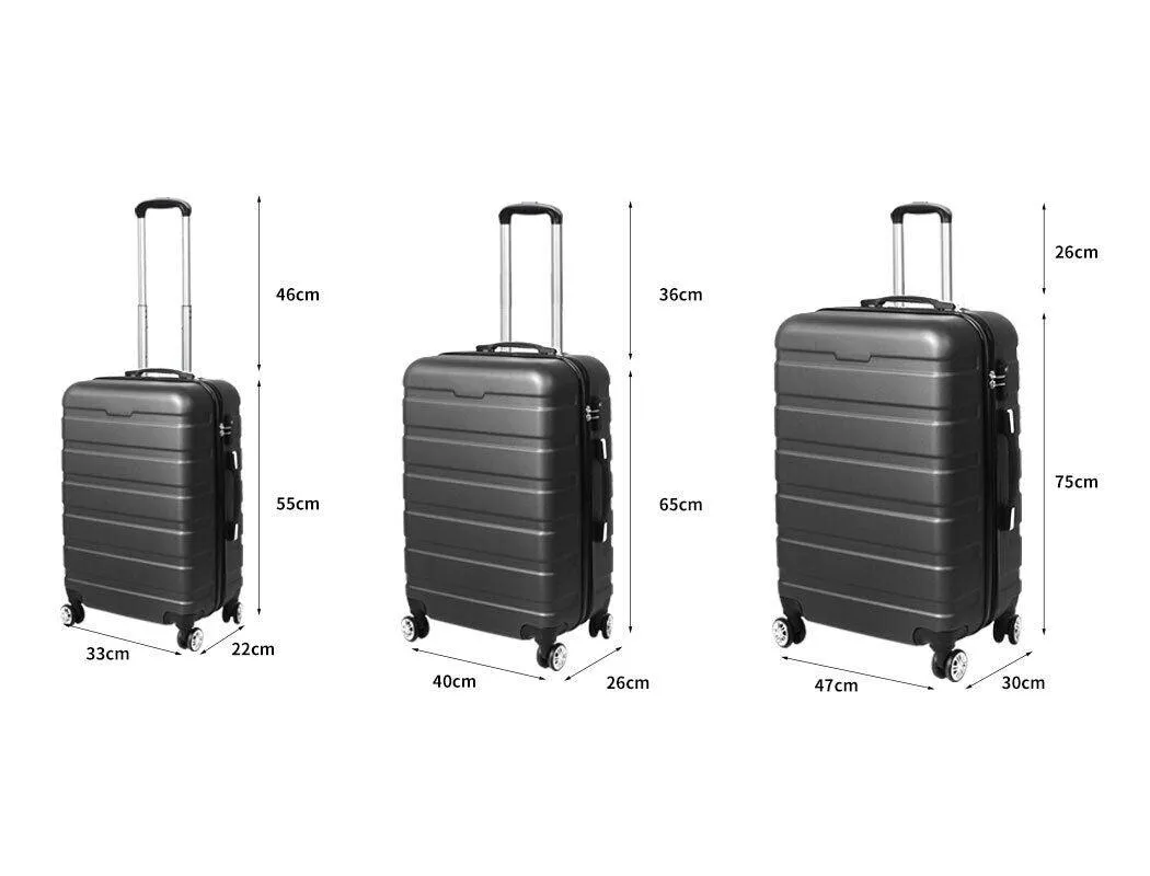 Hard Case Luggage Trolley Set