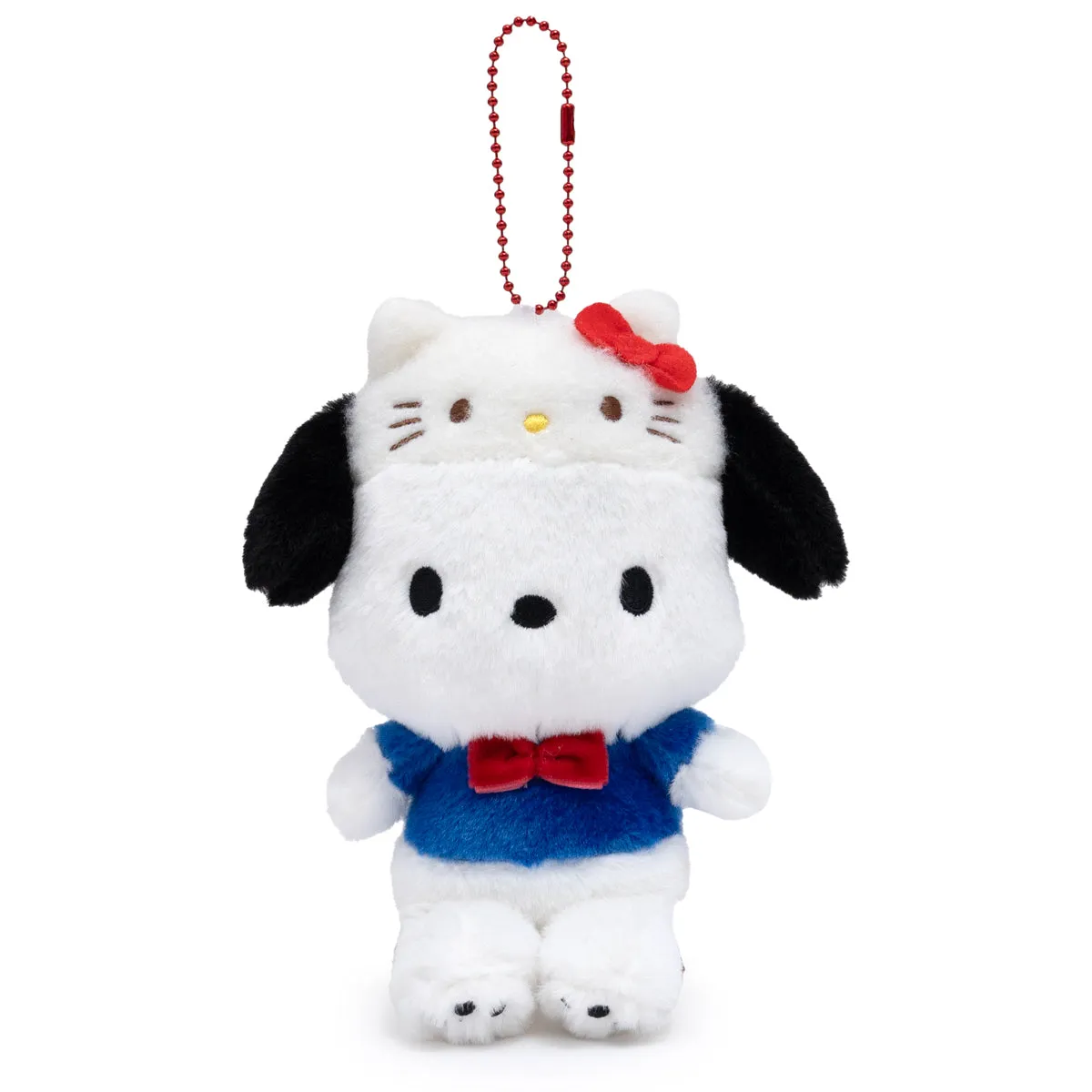 Hello Kitty 50th Anniversary Ribbon Mascot Keychain