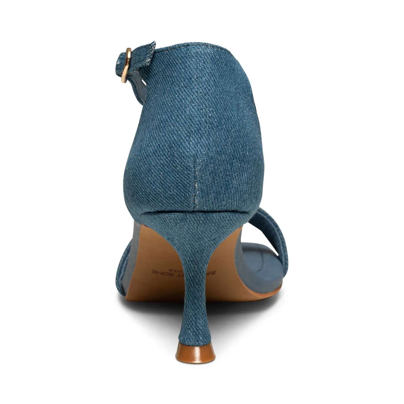 Leah ankle strap - Denim