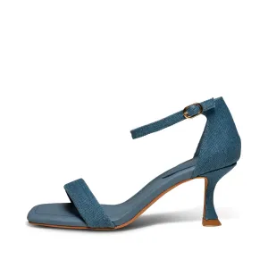 Leah ankle strap - Denim