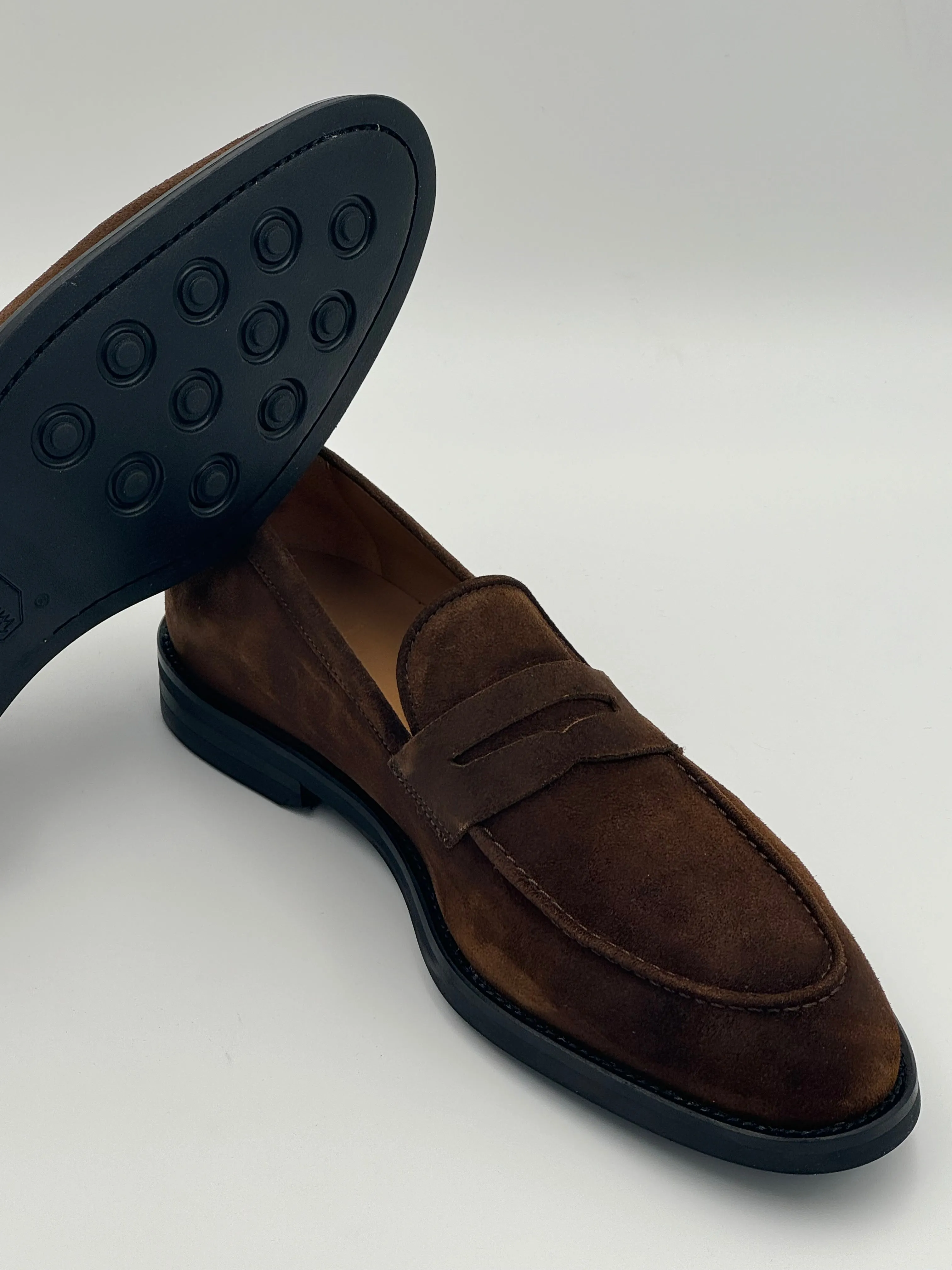 Loafers - Brown Suede