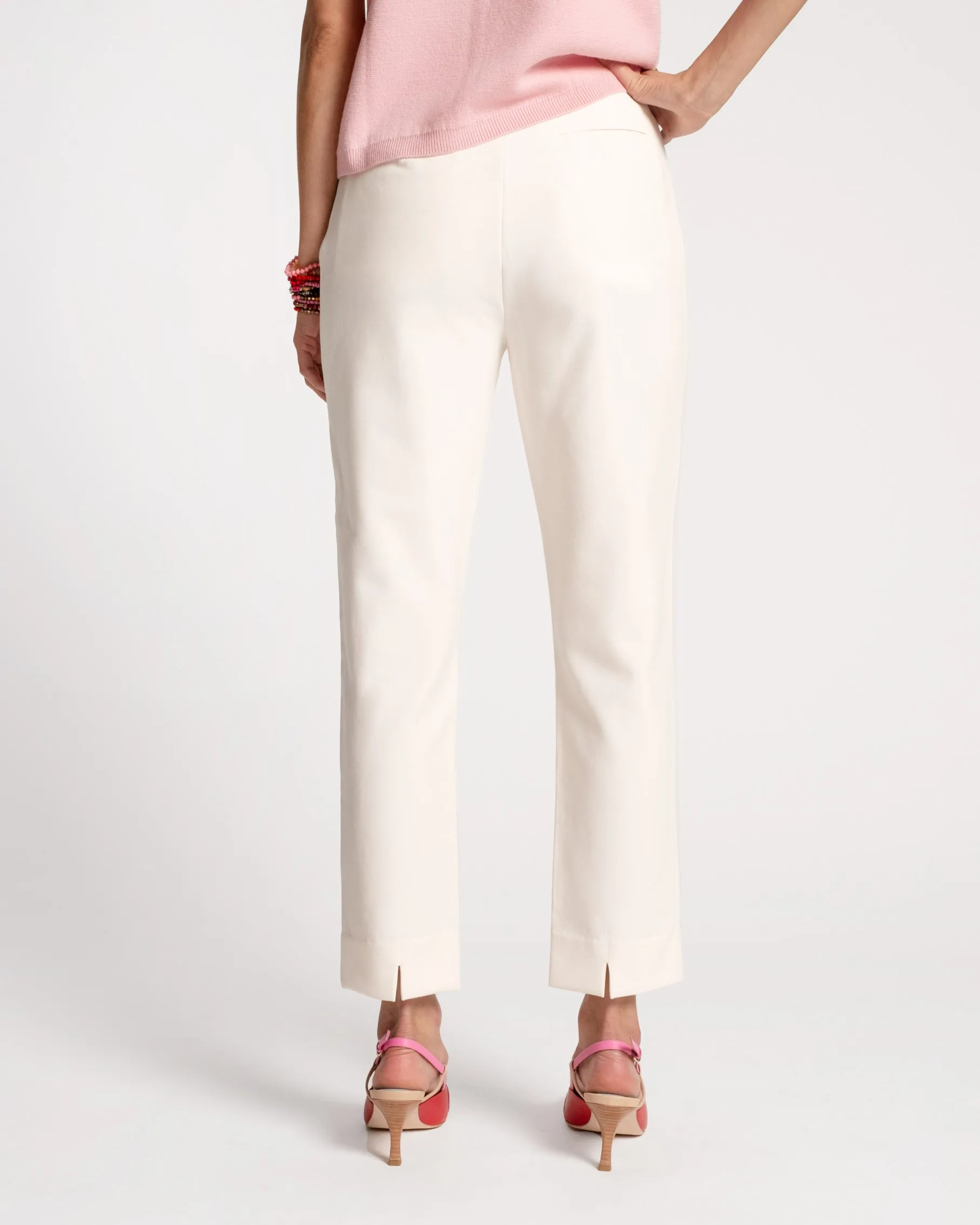 Lucy Pant Japanese Stretch Blend Oyster