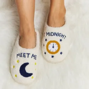 Meet Me At Midnight Slippers Taylor Swift Slippers Cozy Slippers for Women