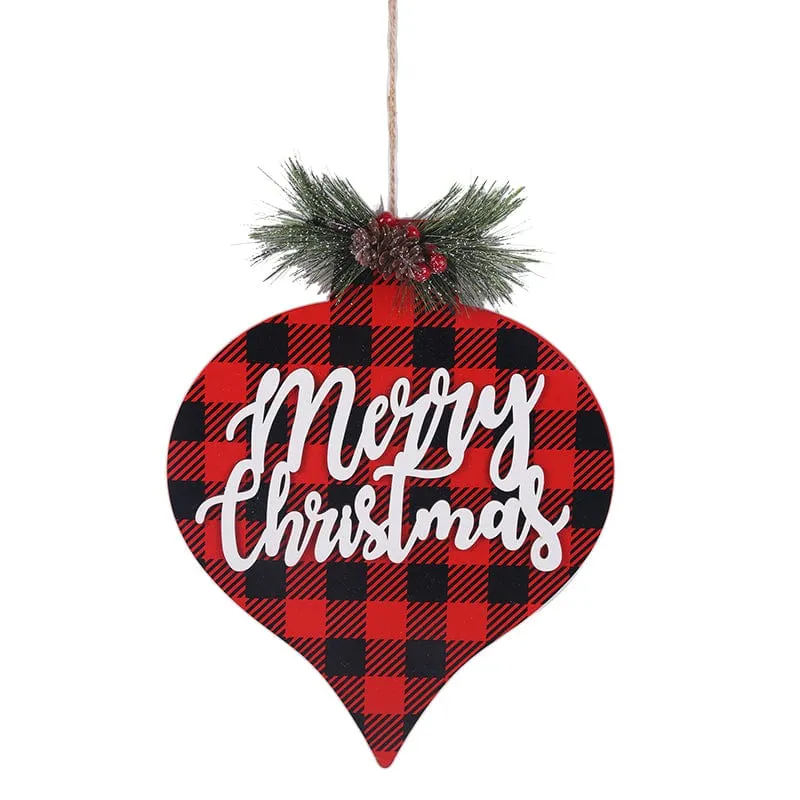 Merry Christmas Sign (24x30.5cm)