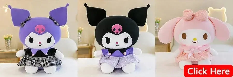 New Sanrio Kawaii Hello Kitty Plush Toys Pillow Doll Stuffed Animal Children Plushies Home Decoration Peluche Girl Birthday Gift