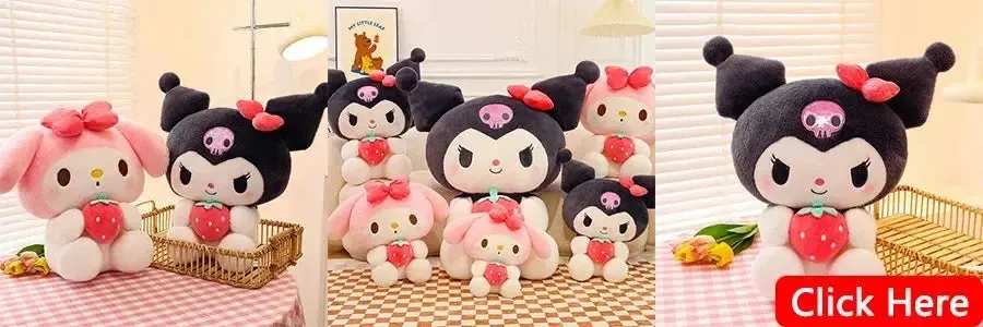 New Sanrio Kawaii Hello Kitty Plush Toys Pillow Doll Stuffed Animal Children Plushies Home Decoration Peluche Girl Birthday Gift