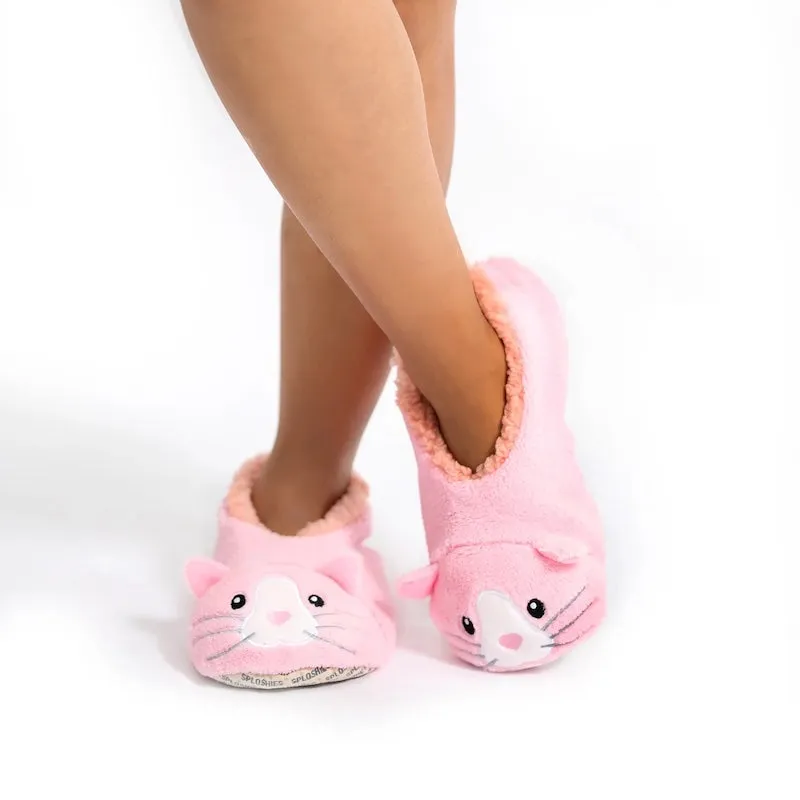 Pink Cat Lady SnuggUps Slippers