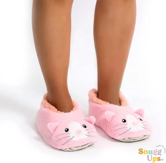 Pink Cat Lady SnuggUps Slippers