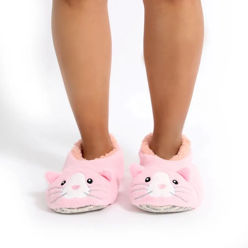 Pink Cat Lady SnuggUps Slippers