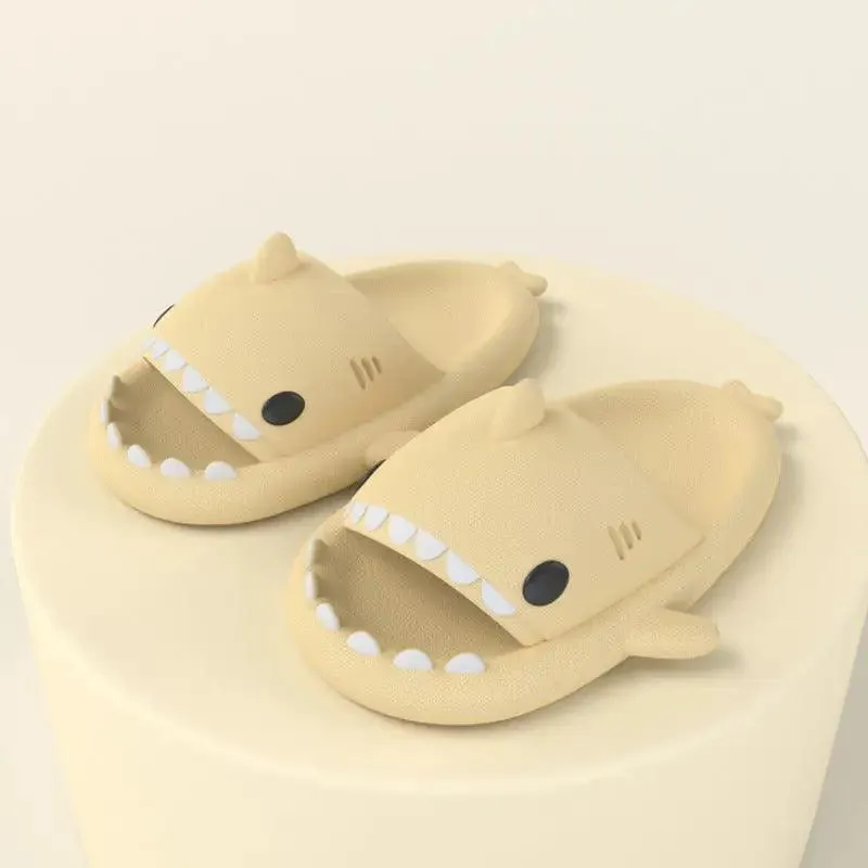 Playful Shark-Themed Slippers for Fun Comfort