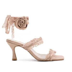 ROMANTICA NUDE SANDALS