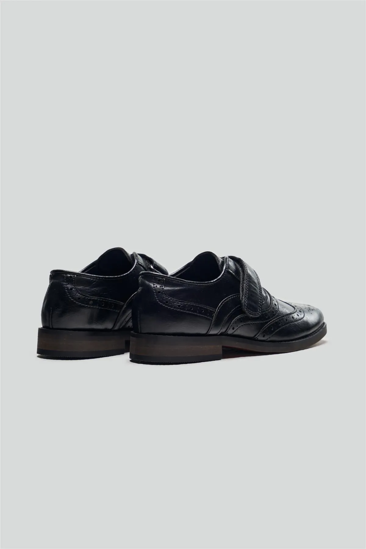 Russel Boys Black Shoes