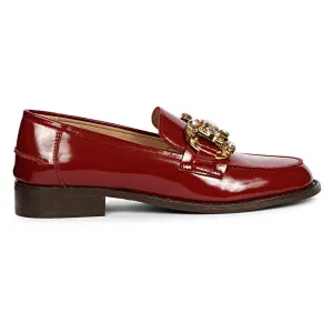 Saint Livia Cherry Handcrafted Moccasin