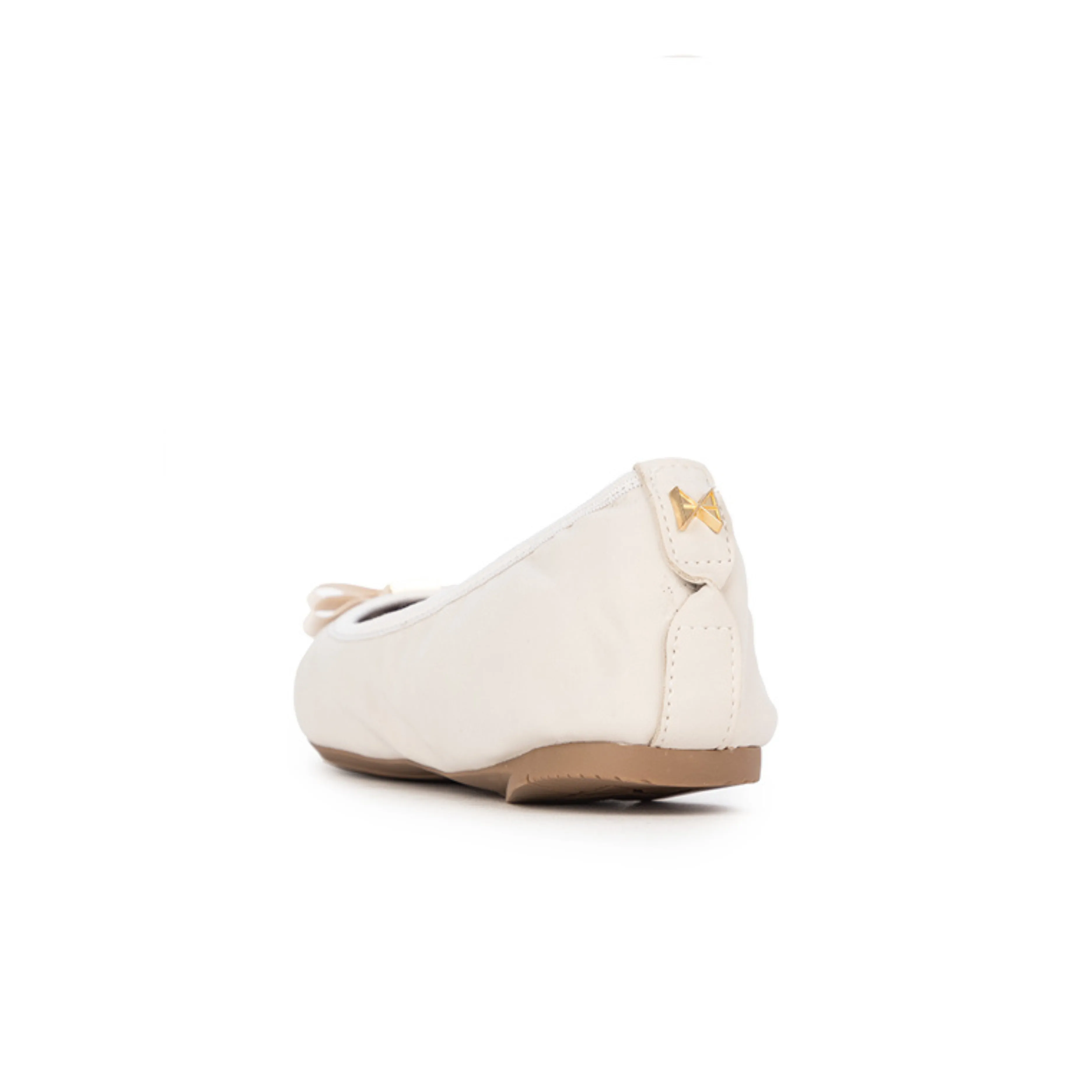 SHEA Ballet Flat Shoes - Ice White