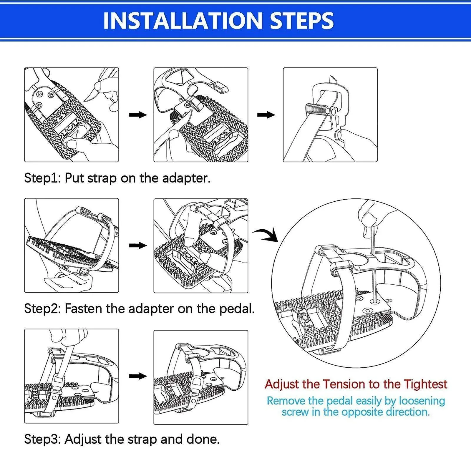 Spin Bike Pedal Compatible with Look Delta Clips - Ride with Sneakers