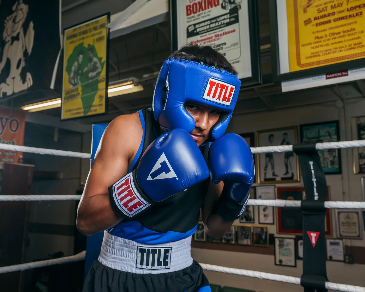 TITLE Classic USA Boxing Competition Headgear – With Cheeks