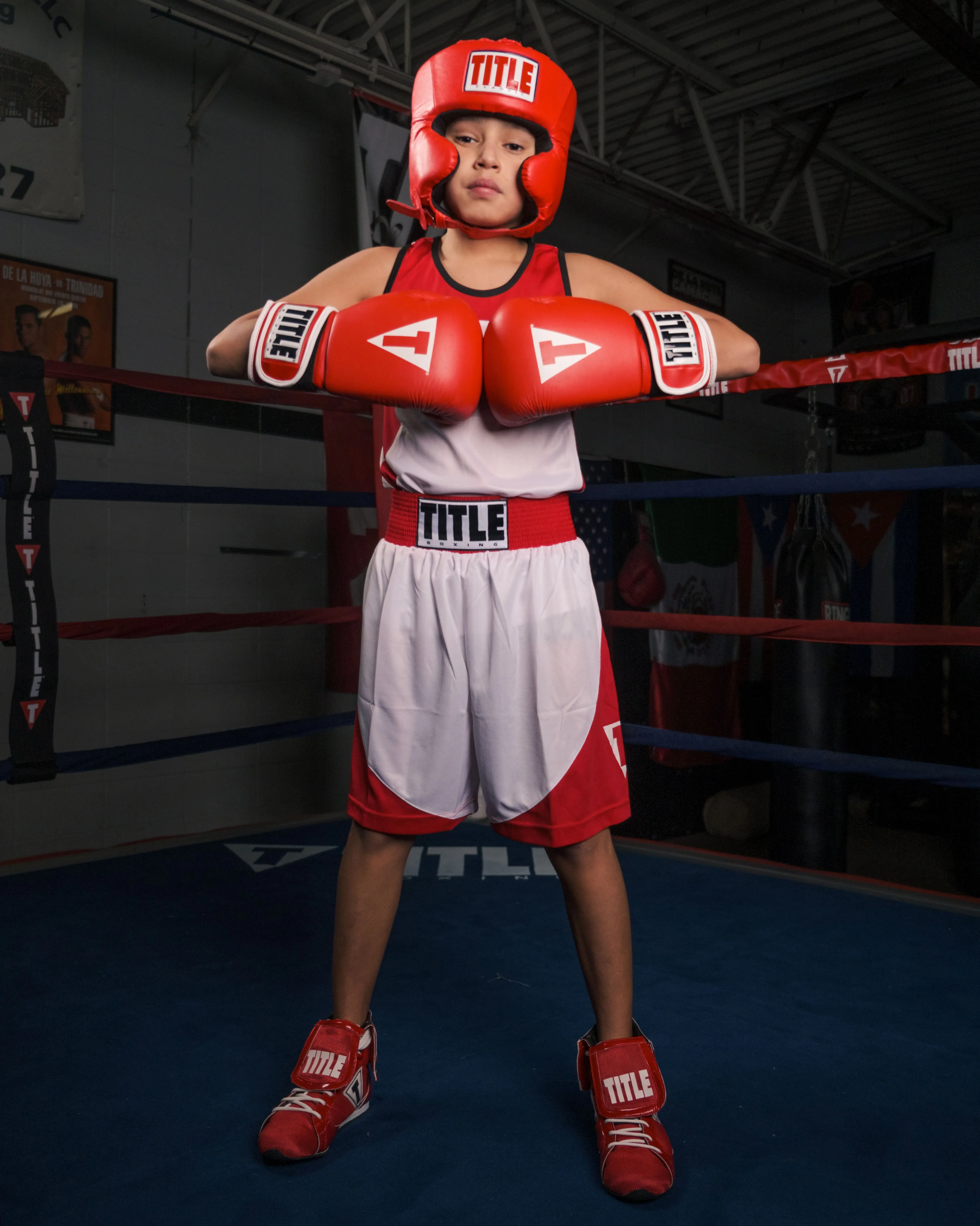 TITLE Classic USA Boxing Competition Headgear – With Cheeks