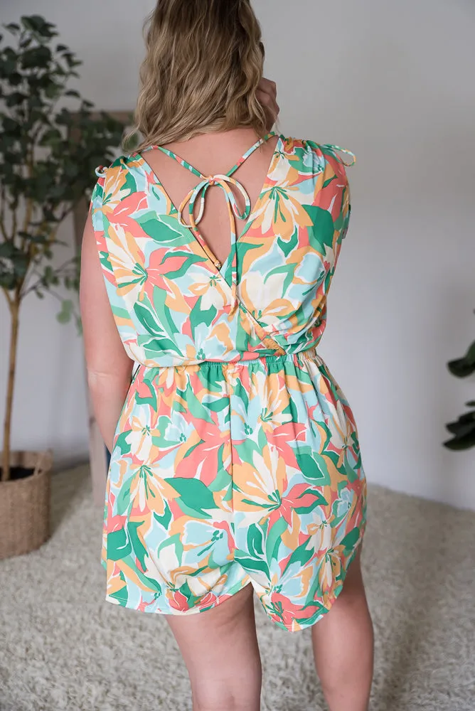 Tropical Waves Romper [Online Exclusive]