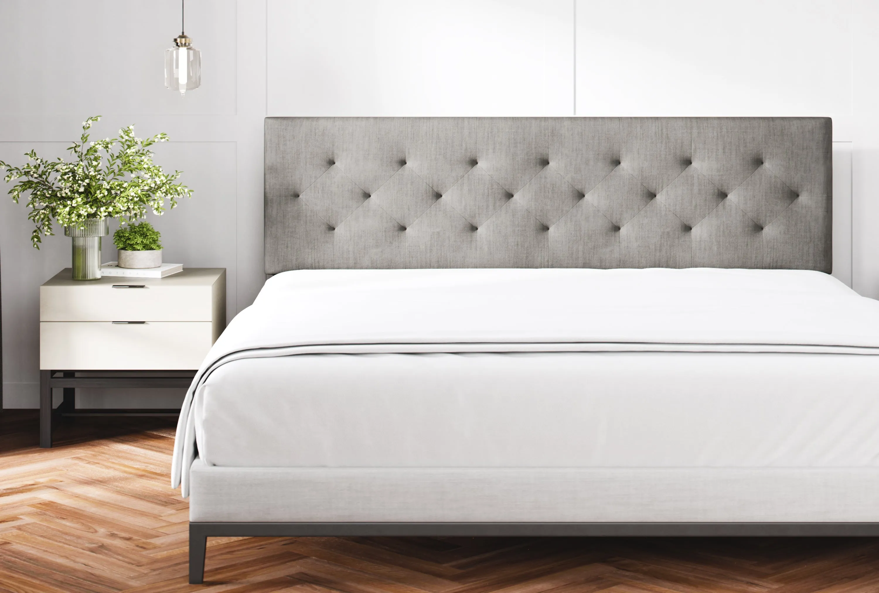 Tufted Mid-Rise Upholstered Headboard